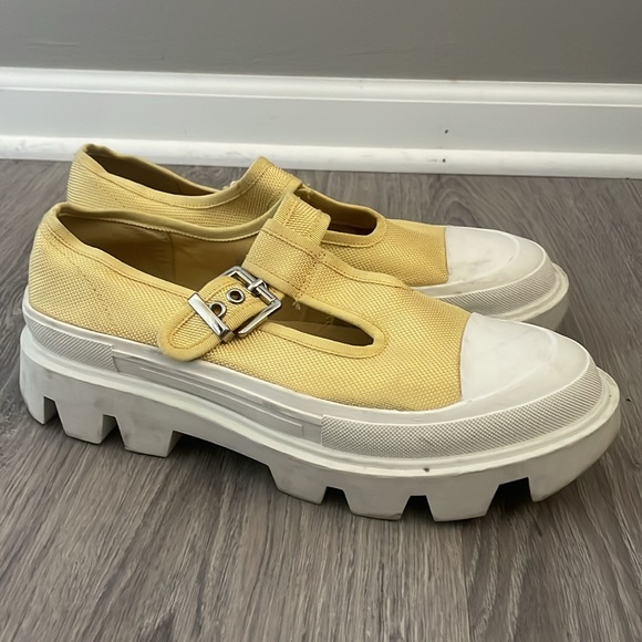 Free People Jeffrey Campbell Marley Mary Jane Platforms Size 10 - Picture 3 of 11